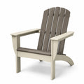 Adirondack Stuhl Polywood Sand/Braun 90x75x95 cm